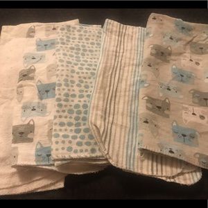 Newborn Receiving Blanket lot of 5